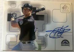 Todd Helton #THe Baseball Cards 1999 SP Signature Autographs Prices
