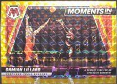 Damian Lillard [Gold] #18 Basketball Cards 2021 Panini Mosaic Moments in Time Prices