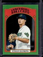 Ethan Hankins [Green] /75 Baseball Cards 2021 Topps Heritage Minor League Prices