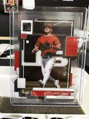 Mike Trout [Blue] Baseball Cards 2022 Panini Chronicles Clearly Donruss Prices