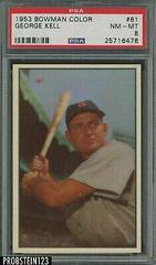 George Kell #61 Baseball Cards 1953 Bowman Color Prices