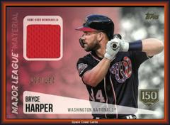 Bryce Harper [150th Anniversary] Baseball Cards 2019 Topps Major League Material Prices