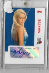 Maryse Wrestling Cards 2009 Topps WWE Autographs Prices