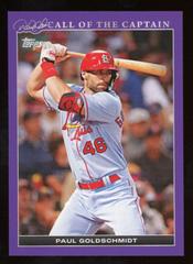 Paul Goldschmidt [Purple] #18 Baseball Cards 2022 Topps X Derek Jeter Prices
