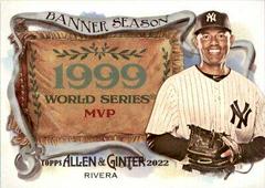 Mariano Rivera #BS-36 Baseball Cards 2022 Topps Allen & Ginter Banner Seasons Prices