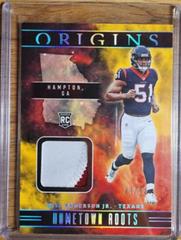 Will Anderson Jr. [Gold] #HR-WAJ Football Cards 2023 Panini Origins Hometown Roots Prices