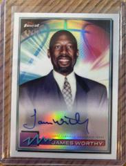 James Worthy [White Refractor] Basketball Cards 2021 Topps Finest Autographs Prices