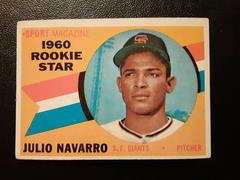 Julio Navarro [Rookie Star] #140 Baseball Cards 1960 Topps Prices