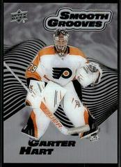 Carter Hart #SG31 Hockey Cards 2022 Upper Deck Smooth Grooves Prices