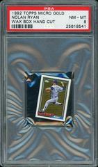 Nolan Ryan [Gold Wax Box Hand Cut] Baseball Cards 1992 Topps Micro Prices