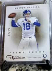 Peyton Manning [Prime Proof Green] #2 Football Cards 2012 Panini Prime Signatures Prices