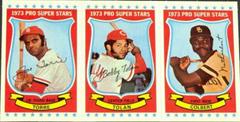 Colbert, Tolan, Torre [Panel] Baseball Cards 1973 Kellogg's Prices