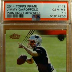 Jimmy Garoppolo [Pointing Forward] #118 Football Cards 2014 Topps Prime Prices