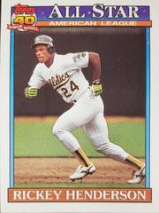 Rickey Henderson Baseball Cards 1991 Topps Prices