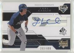 Luke Carlin [Autograph] Baseball Cards 2008 SP Authentic Prices