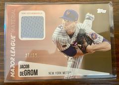 Jacob deGrom [Gold] #JDE Baseball Cards 2019 Topps Major League Material Prices