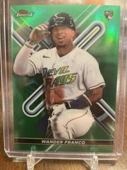 Wander Franco [Green] #2 Baseball Cards 2022 Topps Finest Prices