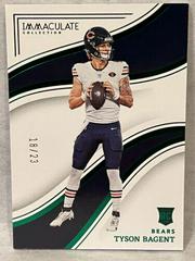 Tyson Bagent [Emerald] #3 Football Cards 2023 Panini Immaculate Prices