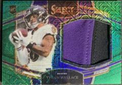 Tylan Wallace [Green] Football Cards 2021 Panini Select Jumbo Rookie Swatch Prices