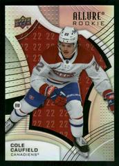 Cole Caufield [Number] #101 Hockey Cards 2021 Upper Deck Allure Prices
