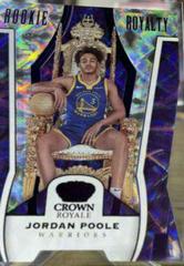 Jordan Poole #8 Basketball Cards 2019 Panini Crown Royale Rookie Royalty Prices