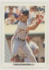 Carlos Baerga #443 Baseball Cards 1990 Leaf Prices