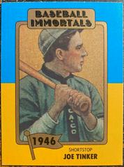 Joe Tinker #47 Baseball Cards 1980 Baseball Immortals Prices