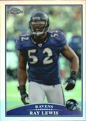 Ray Lewis [Refractor] Football Cards 2009 Topps Chrome Prices