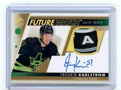 Fredrik Karlstrom #FWAP-FK Hockey Cards 2022 SP Authentic Future Watch Autograph Patch Prices
