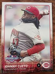 Johnny Cueto #38 Baseball Cards 2015 Topps Opening Day Prices