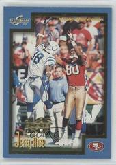 Jerry Rice [10th Anniversary Showcase] #72 Football Cards 1999 Panini Score Prices