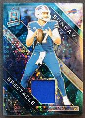 Josh Allen [Blue Neon] #7 Football Cards 2023 Panini Spectra Sunday Spectacle Prices