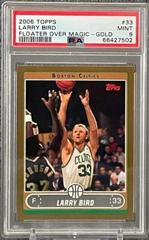 Larry Bird [3 Point Over Magic Gold] #33 Basketball Cards 2006 Topps Prices