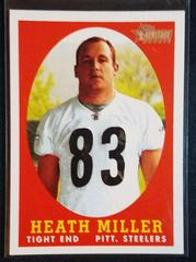 Heath Miller [1958 Topps Design] #61 Football Cards 2005 Topps Heritage Prices