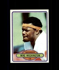 Mike Washington Football Cards 1980 Topps Prices
