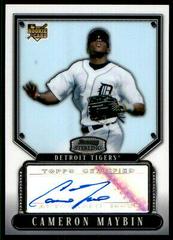 Cameron Maybin [Autograph Refractor] #BS-CM Baseball Cards 2007 Bowman Sterling Prices