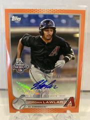 Jordan Lawlar [Autograph Orange] #PD-102 Baseball Cards 2022 Topps Pro Debut Prices