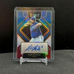 Alek Manoah [Tri Color] Baseball Cards 2022 Panini Select Signatures Prices