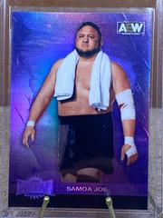 Samoa Joe [Purple Spectrum] Wrestling Cards 2022 SkyBox Metal Universe AEW Prices