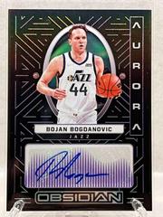 Bojan Bogdanovic [Purple] Basketball Cards 2021 Panini Obsidian Aurora Autographs Prices