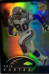 Cris Carter [Black Refractor] Football Cards 2002 Topps Chrome Prices