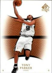 Tony Parker #93 Basketball Cards 2007 SP Authentic Prices
