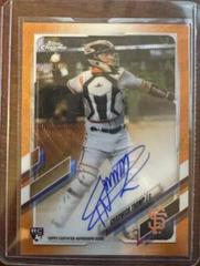 Chadwick Tromp [Orange Refractor] Baseball Cards 2021 Topps Chrome Rookie Autographs Prices