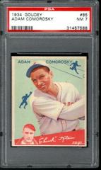 Adam Comorosky #85 Baseball Cards 1934 Goudey Prices