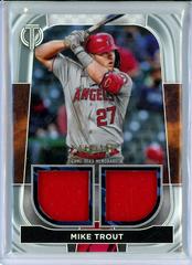 Mike Trout Baseball Cards 2022 Topps Tribute Dual Relics Prices