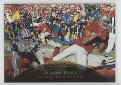Jerry Rice [Trophy Collection] #4 Football Cards 1995 Pinnacle Prices