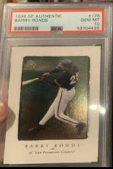 Barry Bonds #175 Baseball Cards 1998 SP Authentic Prices
