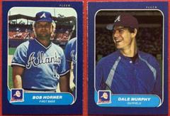 Bob Horner #104 Baseball Cards 1986 Fleer Mini Prices
