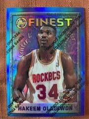 Hakeem Olajuwon [Refractor] #1 Basketball Cards 1995 Finest Prices