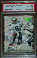 Troy Aikman #8 Football Cards 1993 Pro Set Power Prices